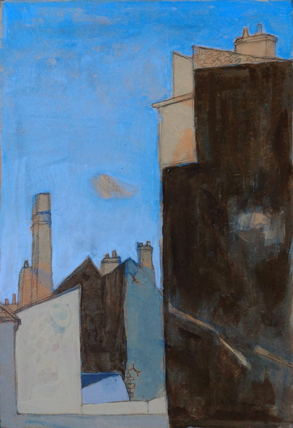 murs - 21x30 - tempera